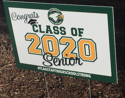 Congrats, Flagstaff High School class of 2020 senior.